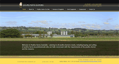 Desktop Screenshot of poultryfarmsaustralia.com.au